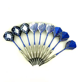 

3 pieces / set of 18g of soft tip darts with blue aluminum shaft darts point wing throwing darts accessories