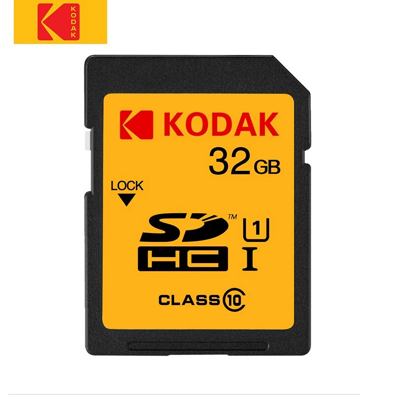 32GB Kodak sd card 64 Гб карты памяти SDXC U3 V30 карты sd 256G для sony цифровой зеркальной камеры Canon Nikon микро SLR цифровой камеры cartao de memoria 128 ГБ - Емкость: 32GB