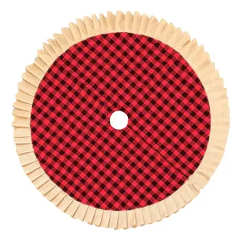 

122x122CM Christmas Tree Skirt Carpet New Year Decorations Xmas Decoration Tree Skirt Ornaments Festive Party Supplies