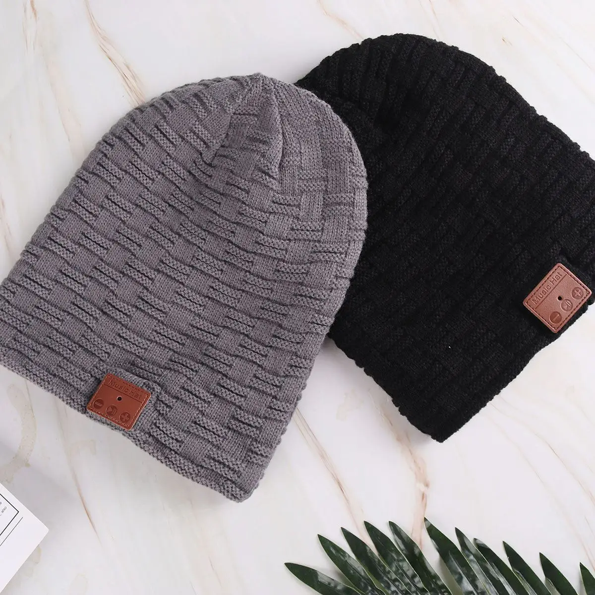 Wireless bluetooth 5 0 Music Knitted Hat bluetooth Earphone Headphone Headset Speaker with Mic Sport Smart Cap Knitting Hats