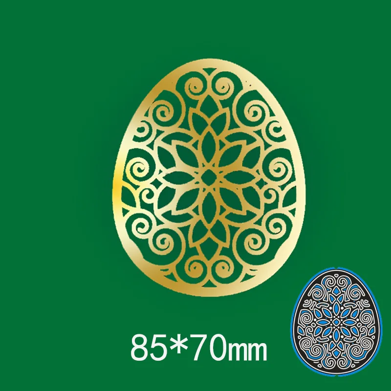 

Creative Metal Cutting Layering Die Mold Embossing Stencils DIY Scrapbook Paper Card Making Gold Egg