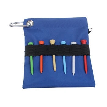 

Accessory Storage Sack Outdoor Sports Gift Golf Ball Bag Nylon Small Pouch Kids Portable Training Aid Gym With Carabiner Zipper