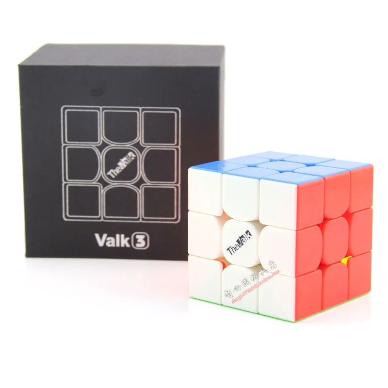 Волшебный кубик Valk3, трехслойный Кубик Рубика, цветной, XMD, пшеница, быстро закручивается, слепой, скручивается, гладкая игра, только три слоя, Кубик Рубика
