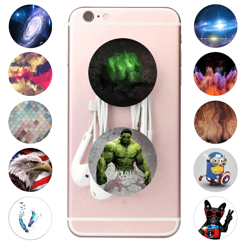 

Marvel Popsoket Phone Ring Pocket Socket Smartphones Pipsocket Hand Finger Holder попсокет Expanding Stand and Grip Popsocet