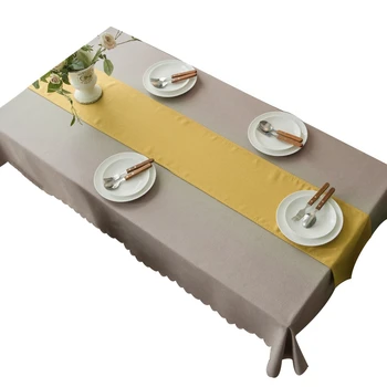 

New Table Cloth Cover Waterproof Oil Solid Color Tablecloth Coffee Table Protective Cover Wedding Banquet Home Tablecloth Decora