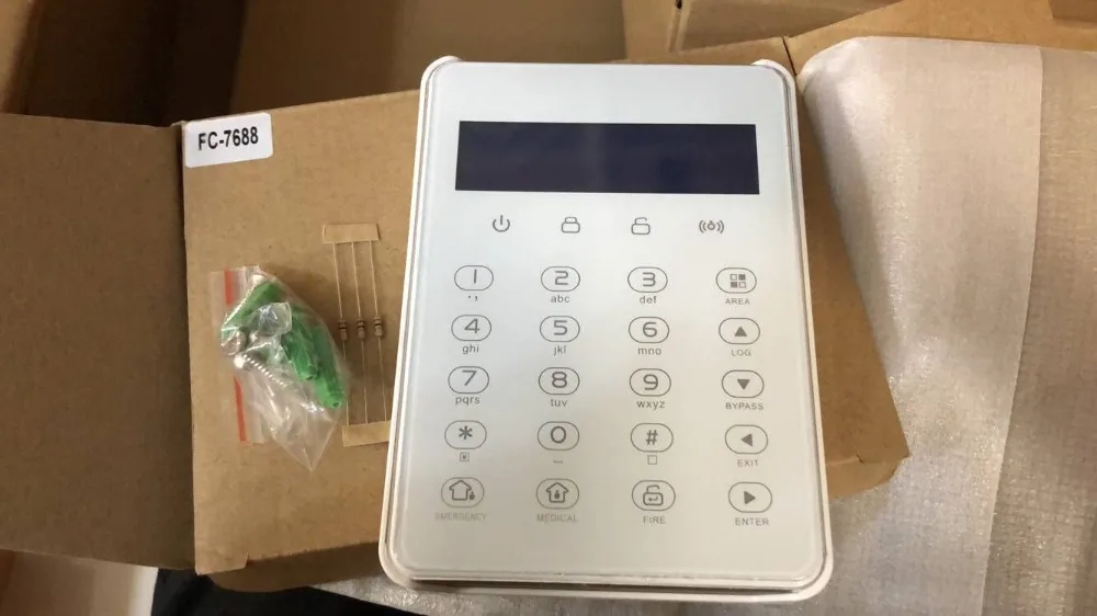 Focus FC-7668pro Wired Touch Keypad Compatible With FC-7668pro Alarm System