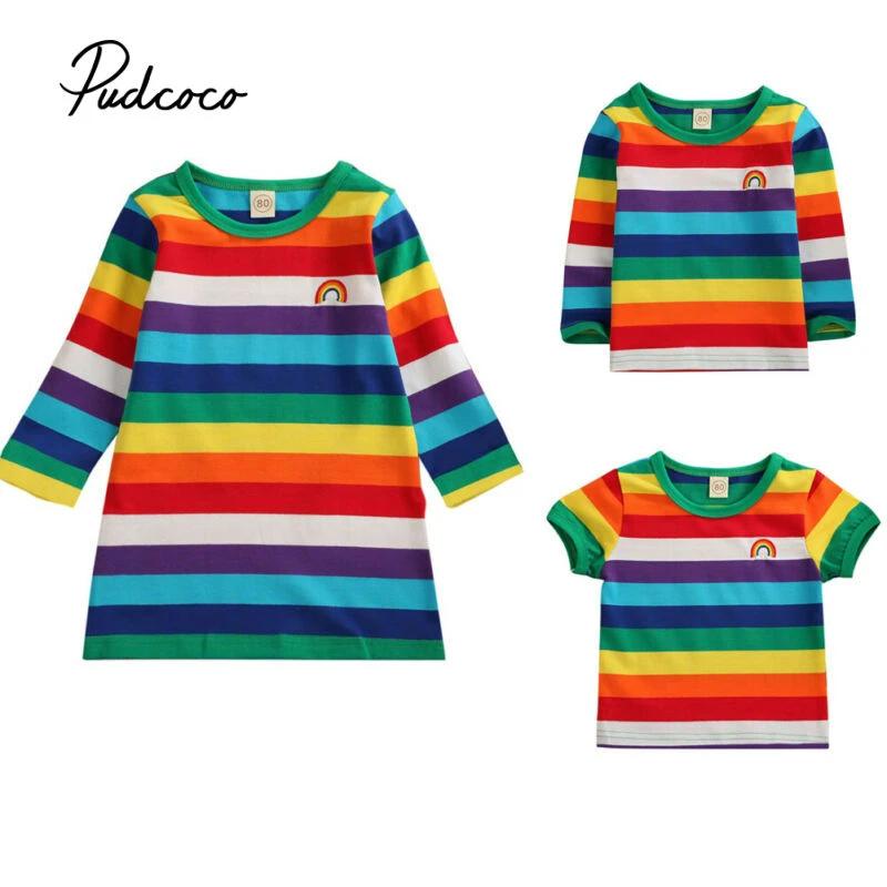baby rainbow t shirt