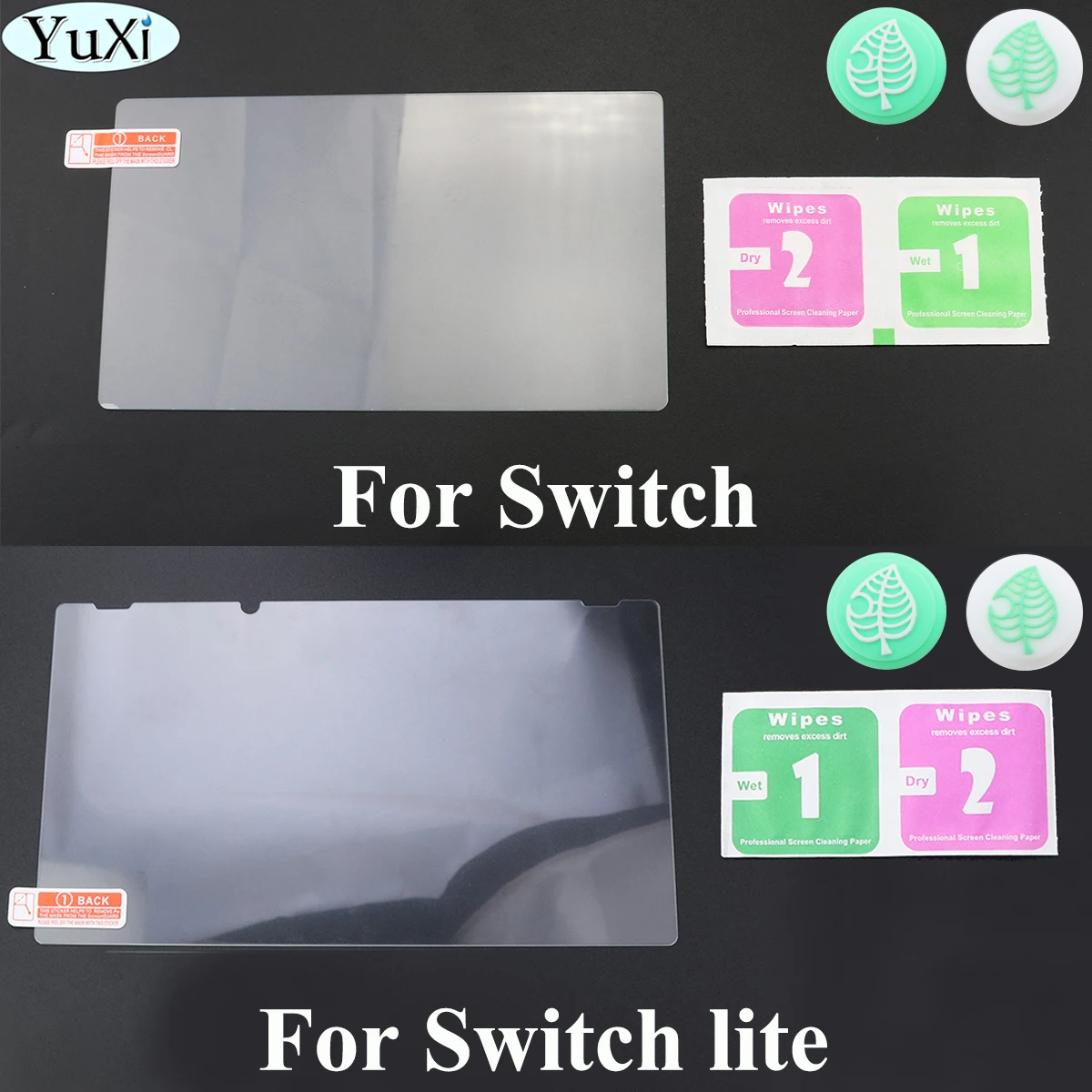 

YuXi For Nintend Switch NS Tempered Glass Screen Protector Hardness Glass for Nintend Switch Lite Screen Film