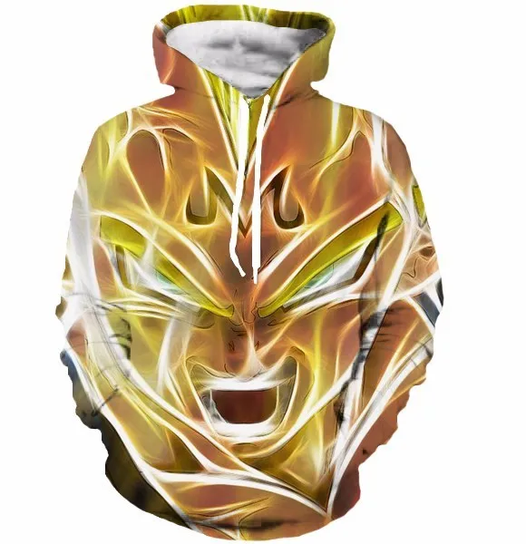 Японский аниме весна лето дышащий мужской женский свитер Dragon Ball Sun Wukong 3D печать шляпа свитер Толстовка Косплей