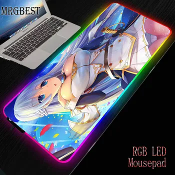 

MRGBEST Sexy Girls Fate Grand Order Anime Gaming Gamer Pc Large RGB Computer Non-slip rubber Mousepad Keyboard Desk Mat Game