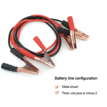 

500 AMP Portable Booster Jumper Cable Emergency Power Start Cable Car Battery Booster Starting Device Cable