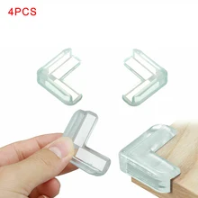 Для малышей из 4 предметов: защищает безопасность стол Подушка-накладка на углы ребенка гвардии бампер утолщенной защита коврик безопасная защита от царапин Крышка колодки