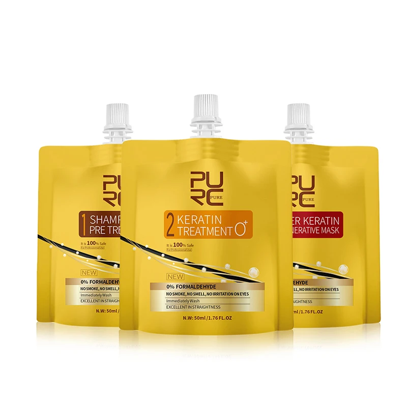 Full Set Набор для лечения волос с кератином, 0% Fomalin Repair, поврежденные волосы, выпрямление, без дыма, без запаха, без раздражения, уход за волосами - Цвет: Full Set