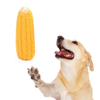 

Funny Pet Dog Latex Simulation Corn Shape Chew Toy Dogs Puppy Bite Sound Teeth Cleaning Squeaker Toys Pet Dog Supplies C42