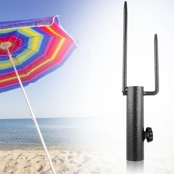 

New Umbrella Base Parasol Anchor Beach Umbrella Holder Sand Screw Stand Fishing Rod Outdoor Parasol Bases Dropshipping