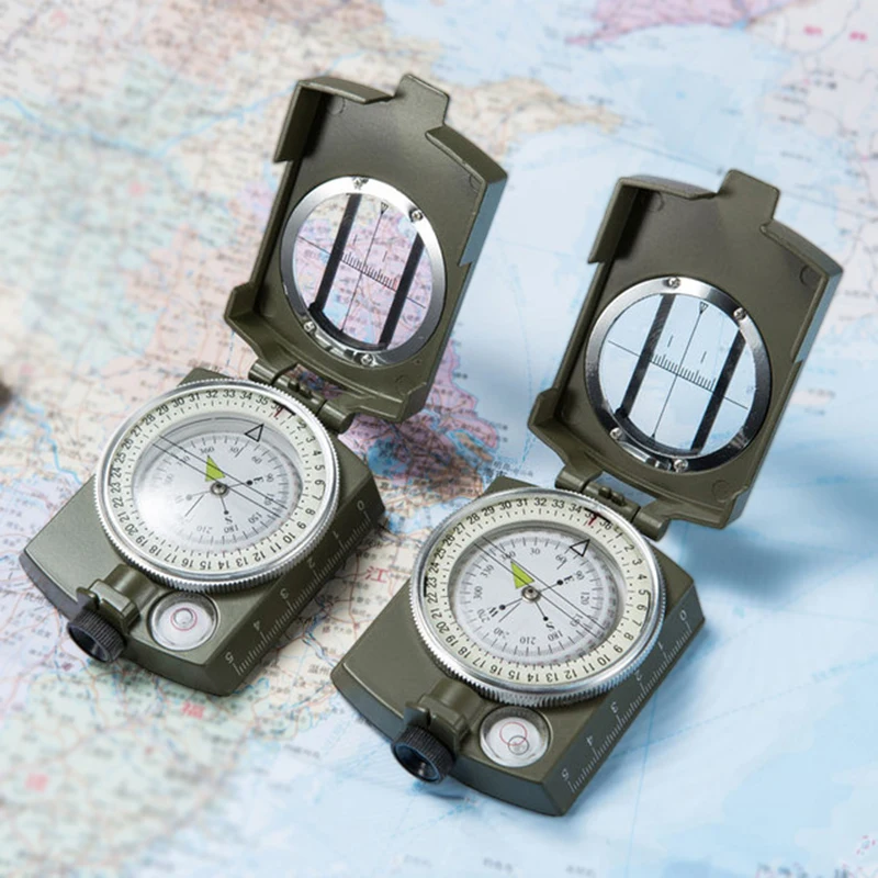 Ручной компас Высокоточный компактный водонепроницаемый походный альпинистский аксессуар для выживания Магнитный Высокоточный компас
