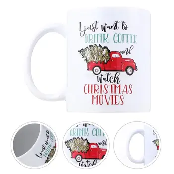 

350ML Coffee Mug Christmas Theme Mug Multipurpose Creative Water Cup