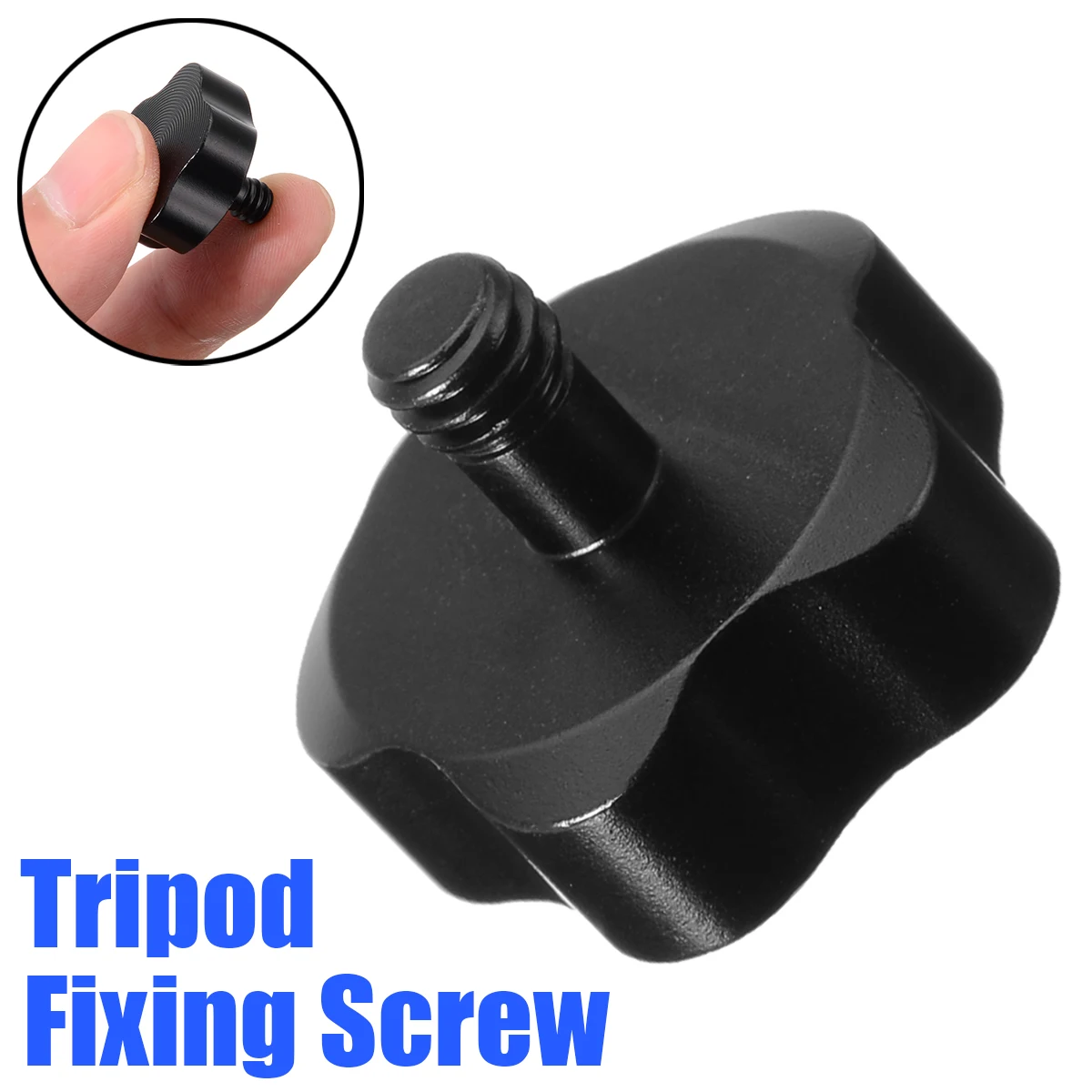 

New Arrival 1pc Aluminum Alloy 1/4" Quick Release Fixing Screw For SLR Camera Tripod Accessories