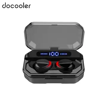 

docooler F8 Bluetooth 5.0 TWS Earbuds True Wireless Headphones Touch Controlled Stereo Sports Headset IPX7 Waterproof with Mic