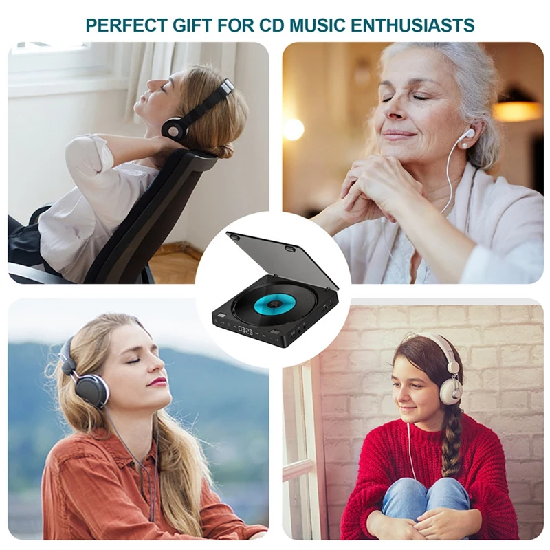 argos mp3 player Retail Compact Sports Portable CD Player Touch Button Rechargable Disc Player Reproductor CD Double Headphones CD Walkman android mp3 player