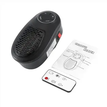 

Desktop Mini Round Heater Wall-Mounted Small Portable Heater Intelligent Timing Ptc Heater Remote Control