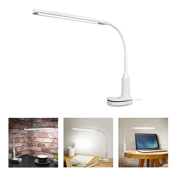 

500lm Eye Protect LED Desk Lamp Switch Sensor Control Stepless Dimmable Bendable Study Lamp