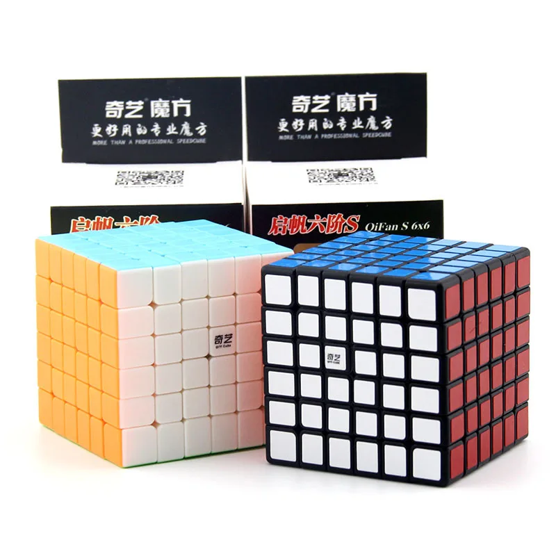 

Qiyi 6x6x6 Qifan Speed Cube Professional Stickerless 6*6*6 Magic Cubos Twist Puzzle Educational Toys Gift for Children