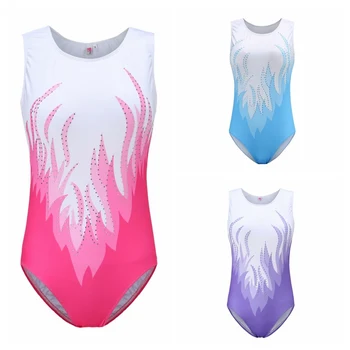

Adult Diamond Ballet Leotards Sleeveless Shiny Gymnastics Leotard One-Piece Ballet Dance Wear Bodysuit Dance Costume Sportswear