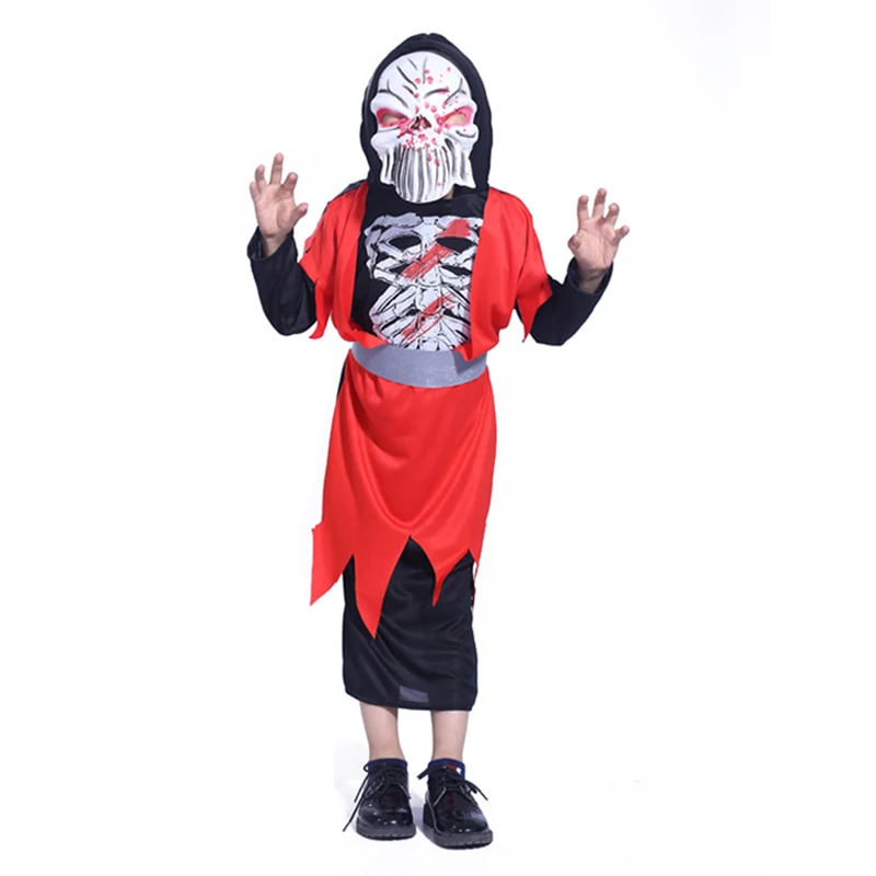 MUABABY, Детский костюм на Хэллоуин, комбинезон со скелетом, комбинезон, одежда для мальчиков и девочек, костюм зомби, тыквы, монстра, нарядная одежда