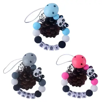 

Baby Pacifier Chain Newborn Nipple Clip Anti-lost Chains Infant Molar Toy Holder 95AE