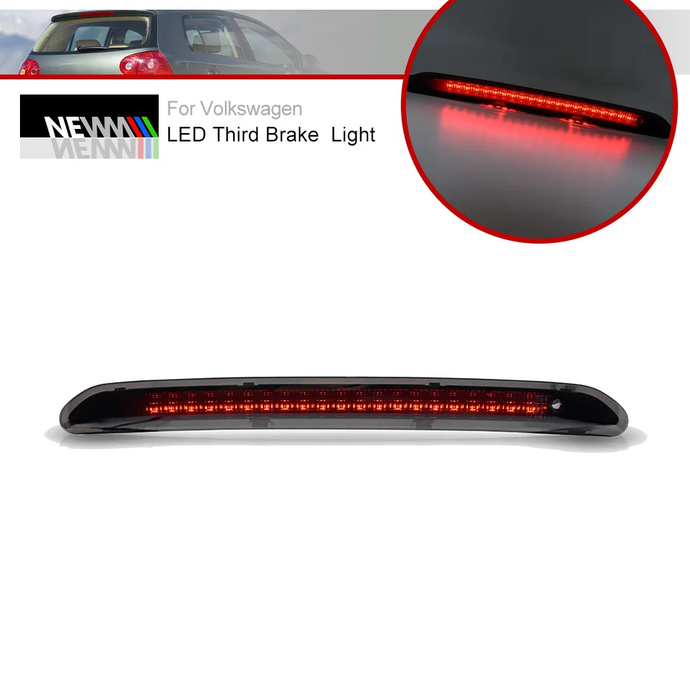 Smoked Stop Signal 3rd Brake Light For Vw Passat B6 Variant Mk5 Golf