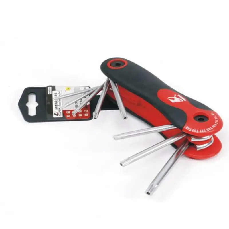 WINOMO 1 шт. в сложенном виде шестигранный ключ профессиональный шестигранный ключ Отвертка домашние ручные инструменты для велосипеда