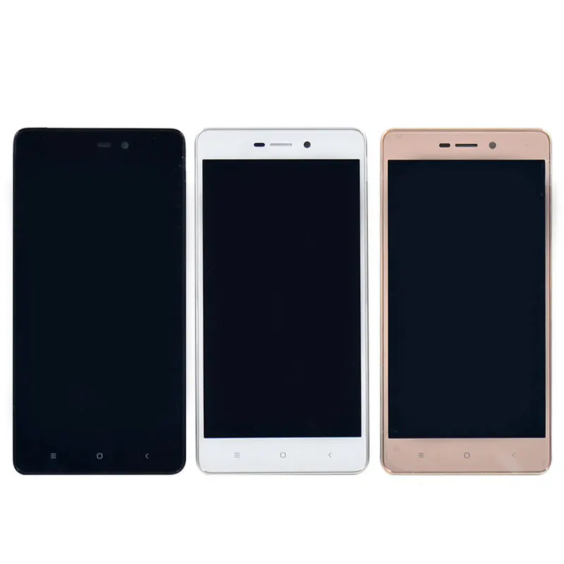 ЖК-дисплей для Xiaomi Redmi 3 3S 3x3 Pro lcd кодирующий преобразователь сенсорного экрана в сборе Замена черный белый золотой с рамкой 5,0 дюйма