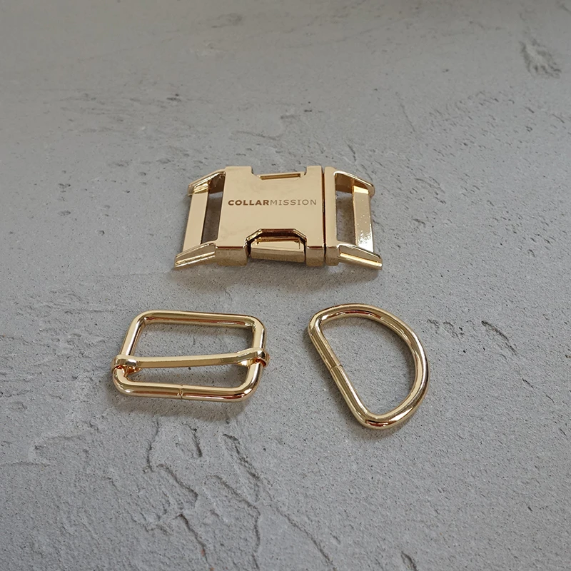 Gold 30mm environmental plated metal buckle DIY sewing accessory engraved buckle, We provide laser engraving service customize LOGO - Цвет: Gold