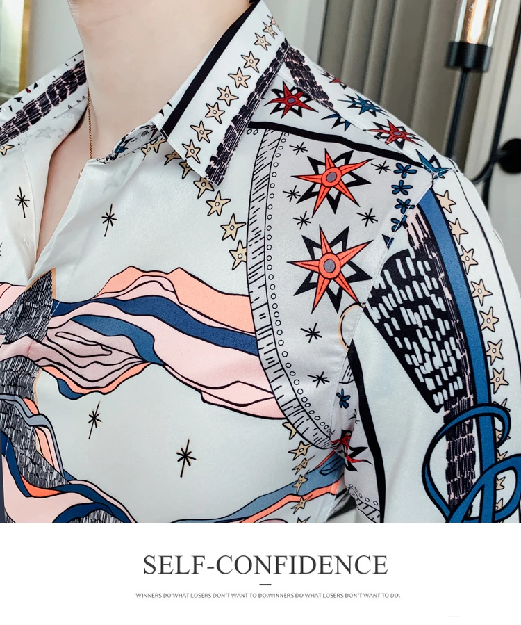 Повседневная рубашка Slim Fit Мужская рубашка платье Вечерние смокинги Camiseta Masculina Корейская мужская одежда рубашка Мужская Уличная мода с