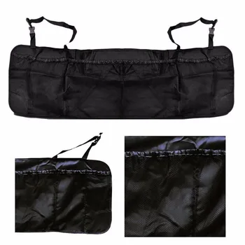 

1pc 110.5 x 34cm Multi Mesh Pocket Car Boot Back Seat Hanging Storage Bag Organiser Net Universal For Car Truck