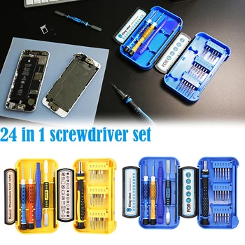 

Screwdrivers Set Precision Screwdriver bit set Laptop Mobile phone Repair Tools Kit Precise Screw Driver Hand tools 24 in 1