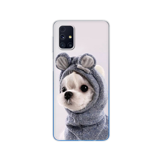 Samsung M31s Cases 6.5" Tpu Soft Silicon Back Phone Cover For Samsung Galaxy M31S GalaxyM31S M 31S m317f m317 Funda flower