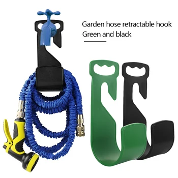 

Hose Pipe Holder Green/Black Garden Hosepipe Hanger Hose Hanger ABS Hook Water Tap Hanging Reel Wall Mounted