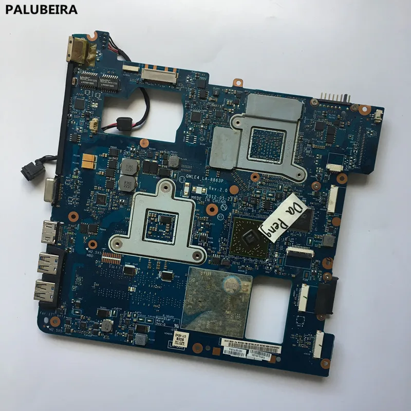 

PALUBEIRA laptop motherboard For Samsung NP355 NP355C4C NP355V5C QMLE4 LA-8863P mainboard BA59-03568A BA59-03568B