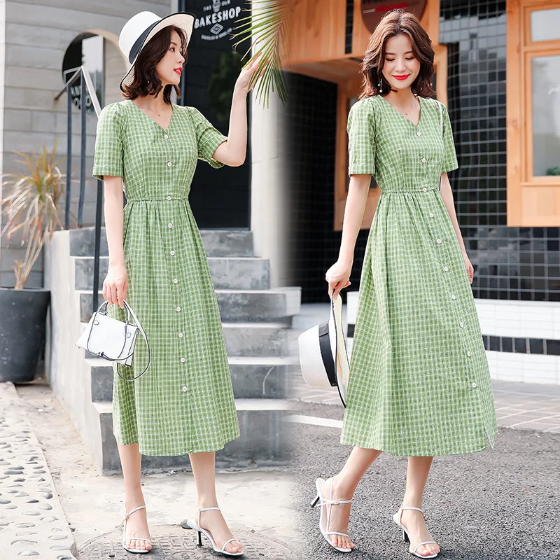 green sundress womens