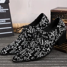 Homens Aumentar Oxfoxds Sapatos Christia Bella Clássico Carta Selo Homens Lace Up Sapatos Brogue Couro Genuíno Homem Sapatos de Festa Formal(China)