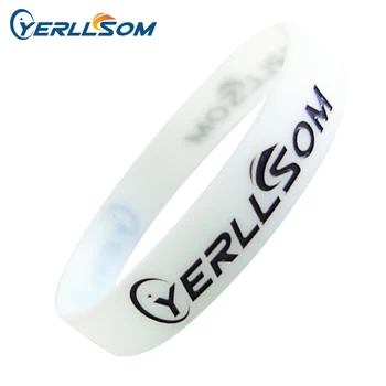 

800pcs/lot High Quality Customized ink injected Rubber silicone bracelets with personal logo S20053114