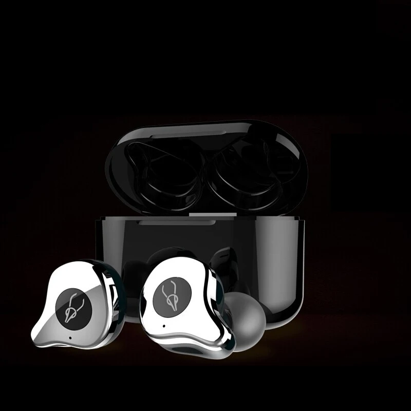 Bluetooth 5,0 Aptx наушники TWS мини Bluetooth гарнитуры наушники настоящие Беспроводные наушники с шумоподавлением - Цвет: Silver