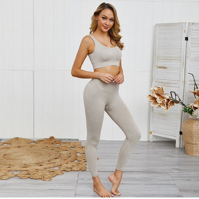 Seamless workout set for women womens clothing tracksuits