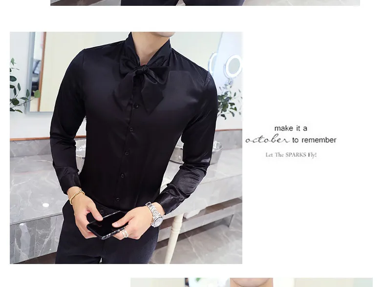 3 Одноцветный галстук рубашка мужская с длинным рукавом Slim Fit рубашка-смокинг розовая Свадебная рубашка жениха Мужская Chemise Homme Manche Longue плюс размер 5xl