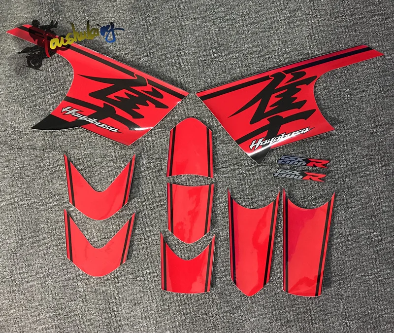 

red balck Motorcycle high quality 3D 3M sticker fuel tank cap sticker universal fit for Suzuki HayabusaGSX1300R 2008-2014years