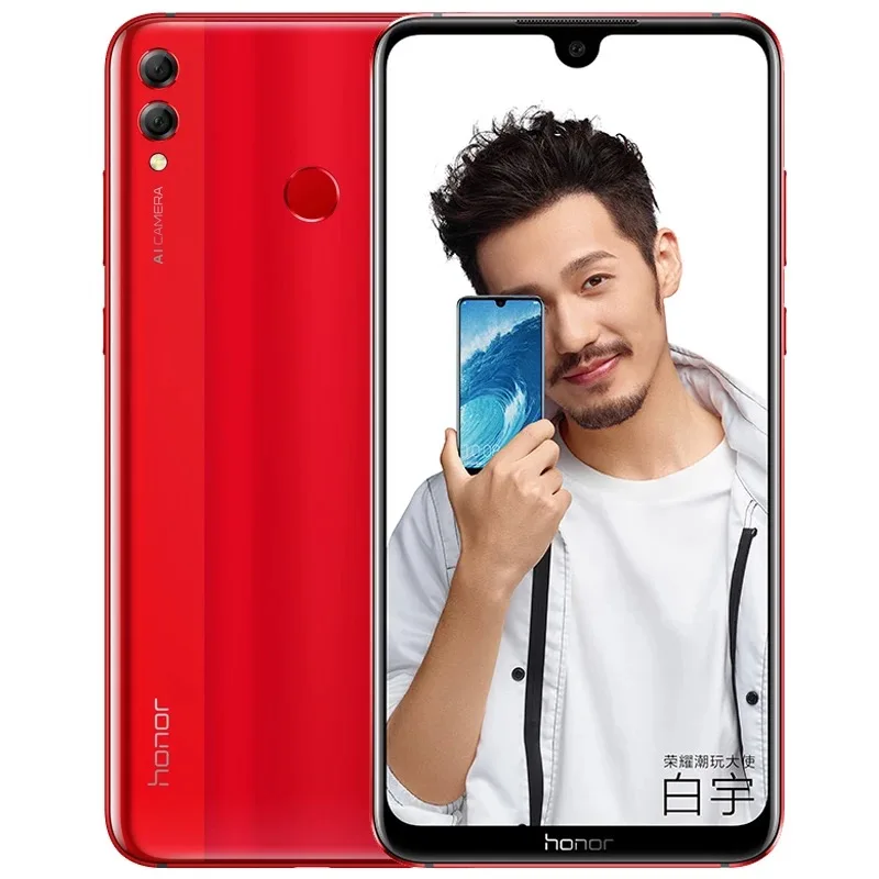 Honor 8X Max 7,12 ''большой экран OTA обновление смартфон Двойная камера Android 8,1 Восьмиядерный 4900 мАч батарея отпечаток пальца ID