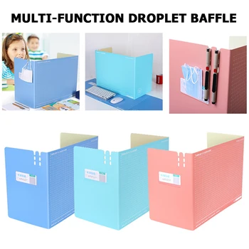 

Folding Anti-Spray Partition Board School Office Desk Divider Panel Shield Isolating Board Desk Partition Divider Panel