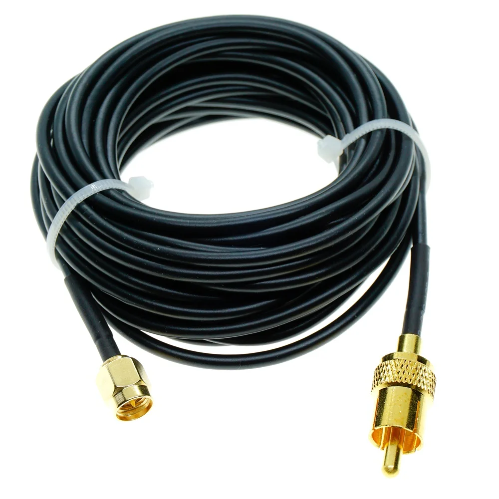 Sma Maschio A Rca Maschio Spina Cctv Telecamera Monitor Antenna Tv Cavo 50Ohm Rg174 Cavo Sdrplay Hackrf Rtl
